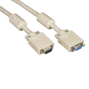 Black Box VGA/VGA, 5ft VGA cable 1.5 m VGA (D-Sub) Beige