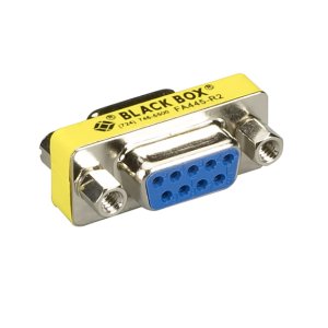 Black Box FA445-R2 cable gender changer DB9 Metallic, Yellow