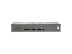 LevelOne 8-Port Gigabit PoE Switch, 802.3at/af PoE, 240W