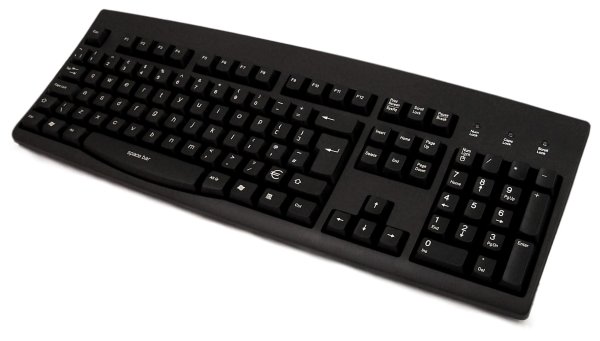 Accuratus KYBAC260-USBLCBK keyboard Home USB QWERTY English Black