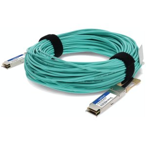 AddOn Networks JNP-100G-AOC-21M-AO InfiniBand/fibre optic cable QSFP28 Aqua colour