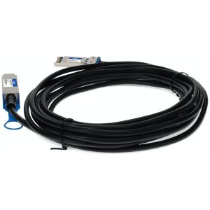 AddOn Networks JNPQSPSP28GDC1-5M-AO InfiniBand/fibre optic cable 1.5 m QSFP28 SFP28 DAC Silver, Black