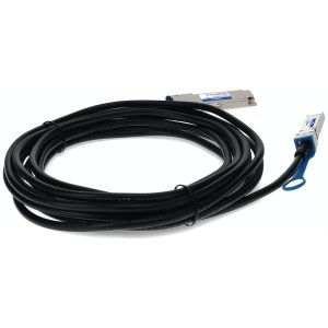 AddOn Networks JNPQSSP28GDAC2-5M-AO InfiniBand/fibre optic cable 2.5 m QSFP28 SFP28 DAC Silver, Black
