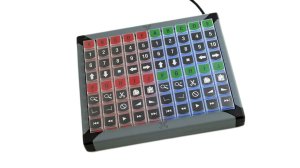 P&I Engineering XK-80 keyboard USB Black, Grey