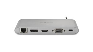Kensington UH1440P USB-C 5Gbps Dual Video Driverless Mobile Dock – 85W Pass-Through Power – DP/HDMI/VGA