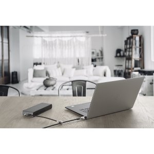 Kensington Slim N17 2.0 Keyed Dual Head Laptop Lock for Wedge-Shaped Slots - Supervisor Keyed
