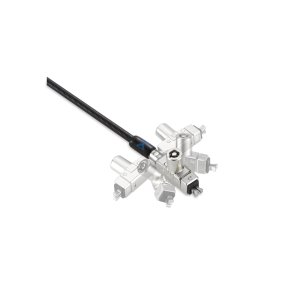 Kensington Slim N17 2.0 Keyed Dual Head Laptop Lock for Wedge-Shaped Slots - Supervisor Keyed