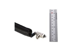 Kensington Slim N17 2.0 Portable Keyed Laptop Lock for Wedge-Shaped Slots