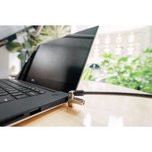 Kensington Slim N17 2.0 Keyed Laptop Lock for Wedge-Shaped Slots - Master Keyed