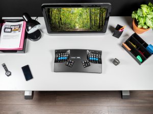 Kinesis Advantage2-UK keyboard Office USB QWERTY English Black