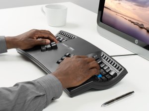 Kinesis Advantage2-UK keyboard Office USB QWERTY English Black
