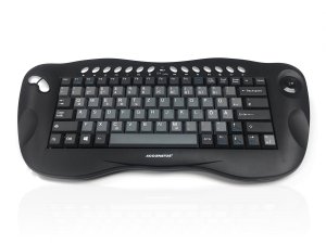 Accuratus Toughball 2 keyboard RF Wireless QWERTZ German Black