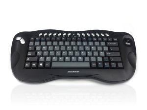 Accuratus Toughball 2 keyboard Office RF Wireless QWERTY UK English Black, Grey