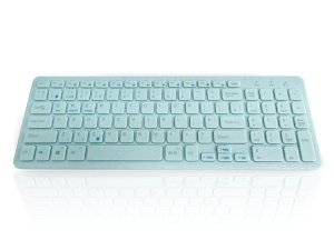 Accuratus Image ECO Step One Wheat keyboard Universal RF Wireless + Bluetooth QWERTY UK English Blue