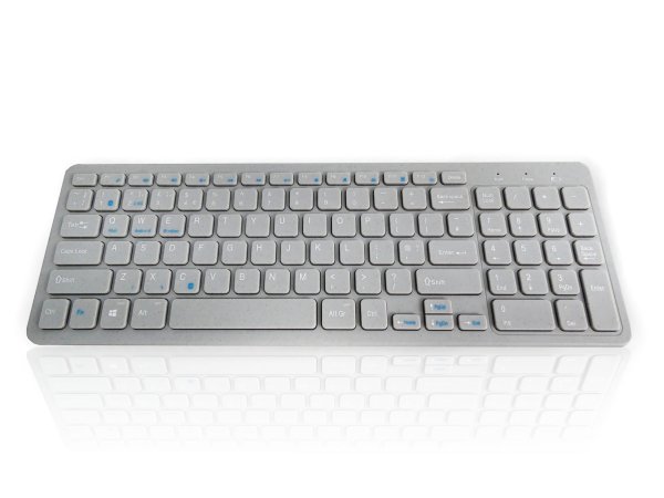 Accuratus Image ECO Step One Wheat keyboard Universal RF Wireless + Bluetooth QWERTY UK English Grey