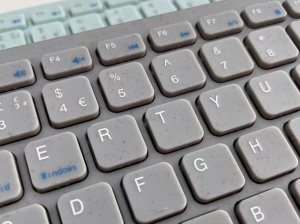 Accuratus Image ECO Step One Wheat keyboard Universal RF Wireless + Bluetooth QWERTY UK English Grey