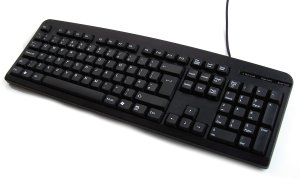 Accuratus USB Slim keyboard QWERTY English Black