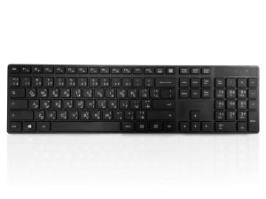 Accuratus KYBAC301-BTBK-AR keyboard RF Wireless + Bluetooth QWERTY Arabic, UK English Black