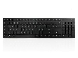 Accuratus KYBAC301-BTBK-GR keyboard RF Wireless + Bluetooth QWERTZ German Black