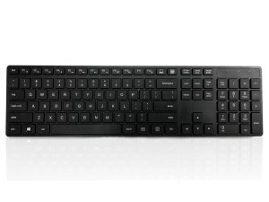 Accuratus KYBAC301-BTBK-US keyboard RF Wireless + Bluetooth QWERTY US English Black