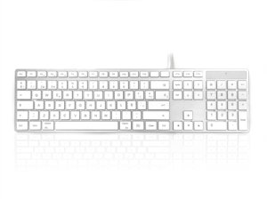 Accuratus KYBAC301-UMAC-SP keyboard USB Spanish White