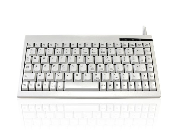 Accuratus 595 keyboard Office USB QWERTY UK English White
