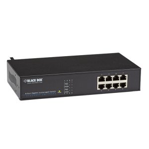 Black Box LGB408A-R2 network switch Unmanaged Gigabit Ethernet (10/100/1000)