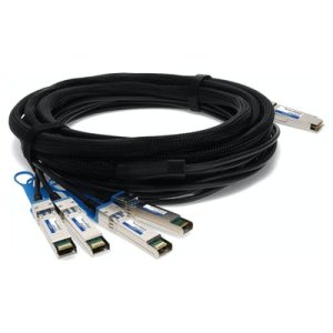 AddOn Networks MC2609130-005-AO InfiniBand/fibre optic cable 5 m QSFP+ 4xSFP+ Black