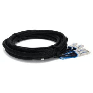 AddOn Networks MC2609130-005-AO InfiniBand/fibre optic cable 5 m QSFP+ 4xSFP+ Black