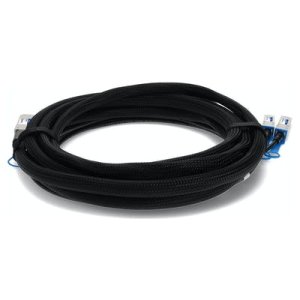 AddOn Networks MC2609130-005-AO InfiniBand/fibre optic cable 5 m QSFP+ 4xSFP+ Black
