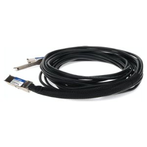 AddOn Networks MCP7H50-H01AR30-AO InfiniBand/fibre optic cable 1.5 m QSFP56 2xQSFP56 Black, Silver