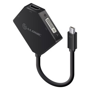 3-in-1 Mini DisplayPort to HDMI DVI VGA Adapter Male to 3-Female - Elements Series