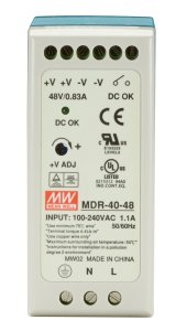 Black Box MDR-40-48 power supply unit 40.8 W Grey