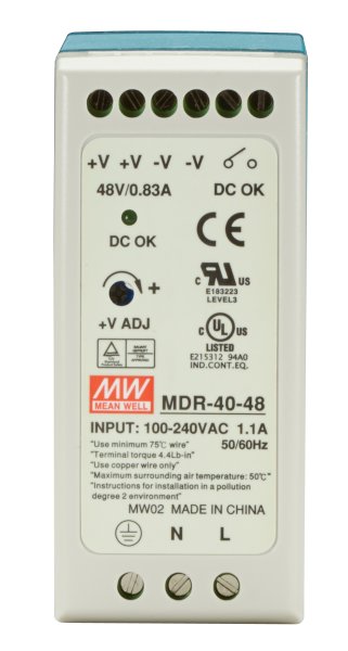 Black Box MDR-40-48 power supply unit 40.8 W Grey