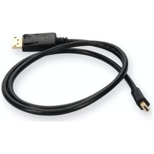 3ft Mini-DisplayPort 1.2 Male to DisplayPort 1.2 Male Black Cable For Resolution Up to 3840x2160 (4K UHD)