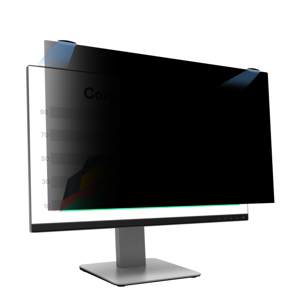 3M Privacy Filter for 24in Full Screen Monitor with COMPLY™ Magnetic Attach, 16:10, PF240W1EM