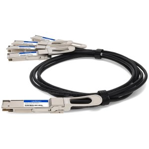 AddOn Networks Q200G4Q28GPDC2-5M-AO InfiniBand/fibre optic cable 2.5 m QSFP-DD 4x QSFP28 Black, Metallic