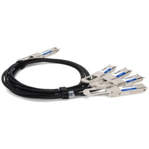 AddOn Networks Q200G4Q28GPDC2-5M-AO InfiniBand/fibre optic cable 2.5 m QSFP-DD 4x QSFP28 Black, Metallic