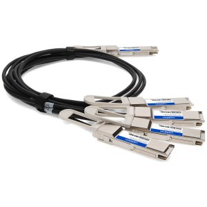 AddOn Networks Q200G4Q28GPDC2-5M-AO InfiniBand/fibre optic cable 2.5 m QSFP-DD 4x QSFP28 Black, Metallic
