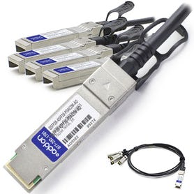 AddOn Networks Q28-4SFP28-PDAC3M-AO InfiniBand/fibre optic cable 3 m QSFP28 4xSFP28 Black