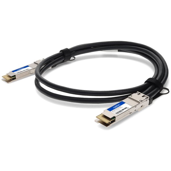 AddOn Networks QDD-400G-PDAC2P5M-AO InfiniBand/fibre optic cable 25 m QSFP-DD Black, Metallic