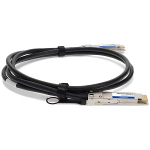 AddOn Networks QDD-400G-PDAC2P5M-AO InfiniBand/fibre optic cable 25 m QSFP-DD Black, Metallic