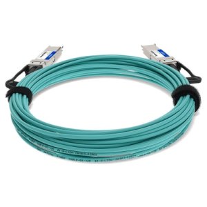 AddOn Networks QSFP-200GB-AOC20M-AO InfiniBand/fibre optic cable 20 m QSFP56 Green, Silver