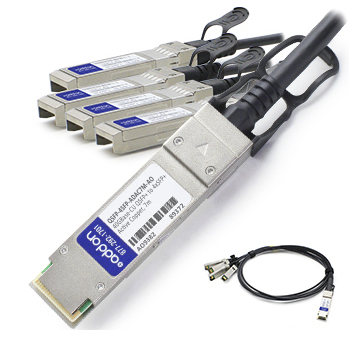 AddOn Networks QSFP-4SFP-ADAC7M-AO InfiniBand/fibre optic cable 7 m QSFP+ 4xSFP+ Black
