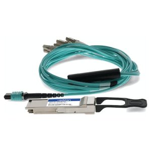 AddOn Networks QSFP-8LC-AOC3M-AO InfiniBand/fibre optic cable 3 m QSFP+ MPO Aqua colour