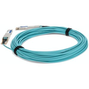 AddOn Networks QSFPDD-400G-AOC30M-AO InfiniBand/fibre optic cable 30 m QSFP-DD Aqua colour