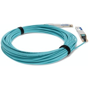 AddOn Networks QSFPDD-400G-AOC30M-AO InfiniBand/fibre optic cable 30 m QSFP-DD Aqua colour
