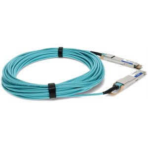AddOn Networks QSFPDD-400G-AOC30M-AO InfiniBand/fibre optic cable 30 m QSFP-DD Aqua colour