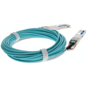 AddOn Networks QSFPDD4-400G-AOC10M-AO InfiniBand/fibre optic cable 10 m QSFP-DD Aqua colour