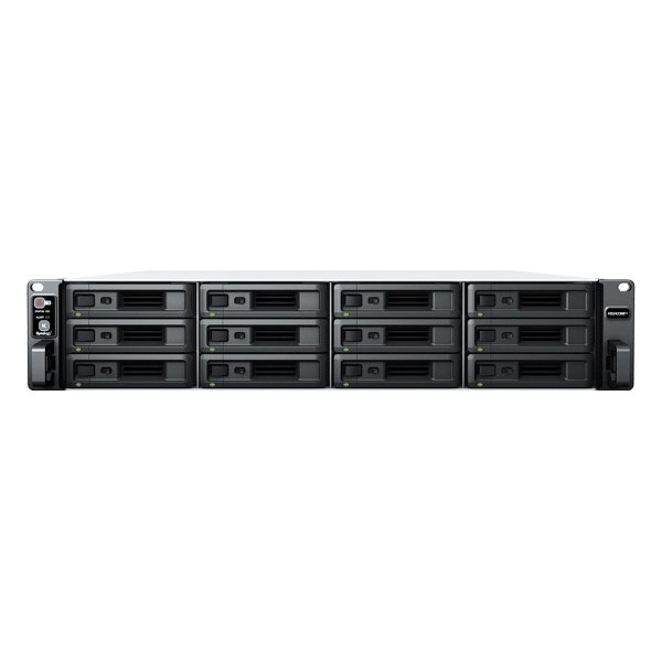 Synology RackStation RS2423RP+ NAS Rack (2U) Ryzen Embedded V1780B 8 GB DDR4 144 TB HDD DiskStation Manager Black